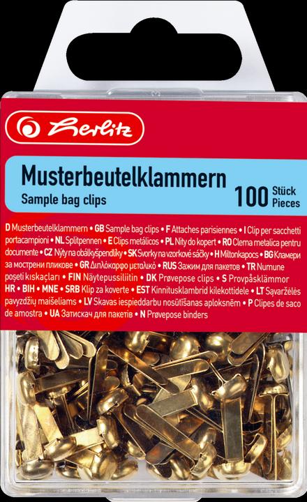 Produktbild Herlitz Musterbeutelklammer (100 x)