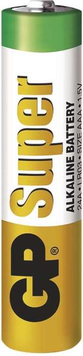 Actual product image GP Batteries Super Alkaline (4 pcs., AAA, 2400 mAh)