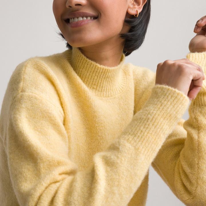 Produktbild La Redoute Collections Pullover mit Stehkragen (S)