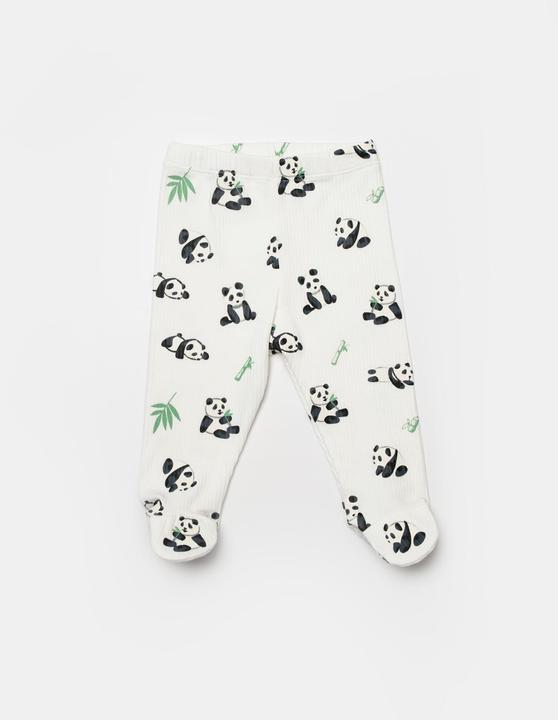 Actual product image BabyCosy 2 Pcs Footed Pants (56)