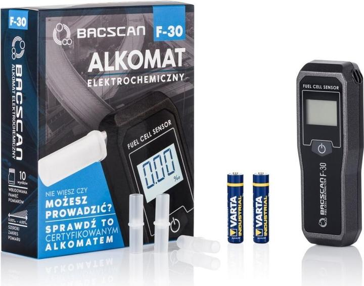 Produktbild Hi-tech medical BACSCAN F-30 Alkohol-Tester 0 - 4%