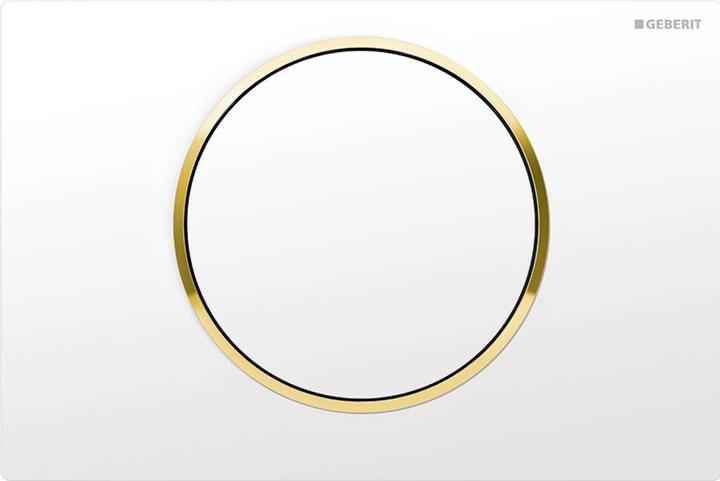 Geberit Bettigungsplatte Sigma 10 wei/gold/wei 115.758.KK.5