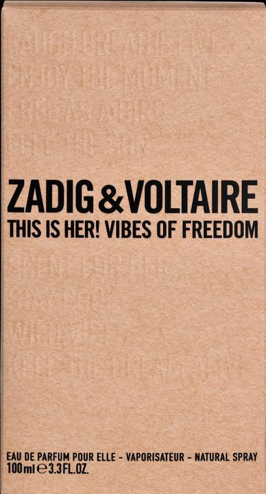 Actual product image Zadig & Voltaire This is Her! Vibes of Freedom (Eau de parfum, 100 ml)