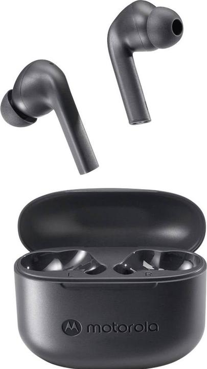 Immagine prodotto Motorola Auricolari True Wireless | Moto Buds 065 | Microfono incorporato | Bluetooth | Notte senza luna (5 h, Senza fili)