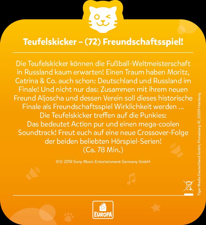 Produktbild Tigermedia Tigercard Teufelskicker Freundschaftsspiel (Deutsch)