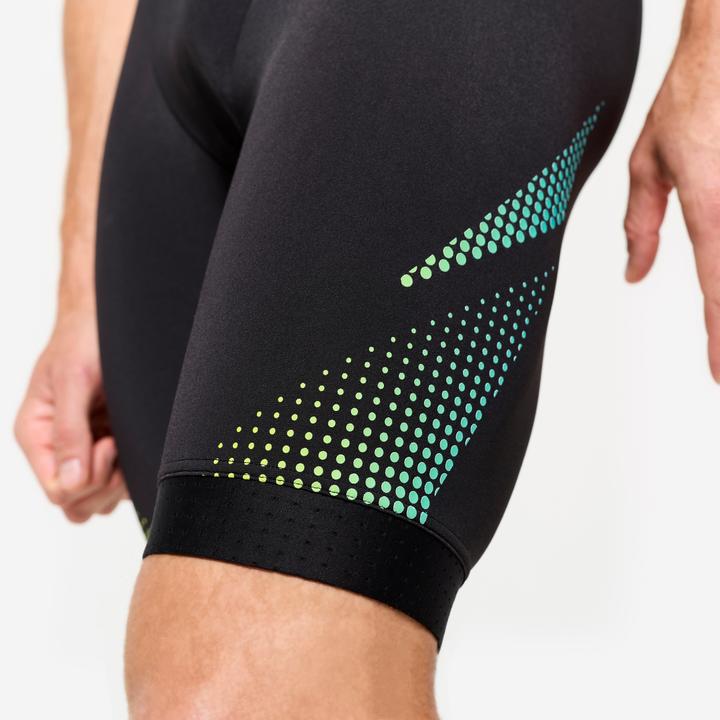 Image du produit Nabaiji Maillot de bain jammer natation Homme - 500 Fiti noir jaune (44)