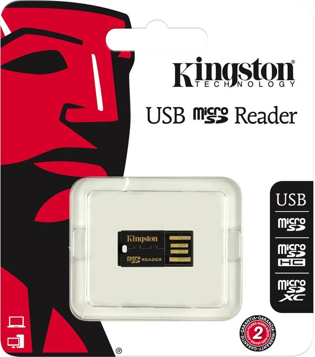 Immagine prodotto Kingston microSDHC con SDHC e adattatore USB (32 GB, microSDHC, U1, UHS-I)