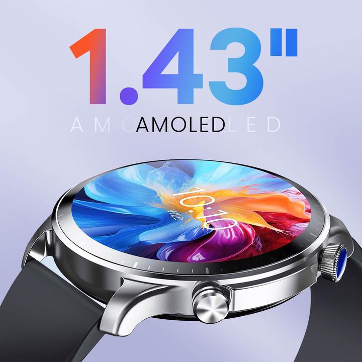 Actual product image Riversong smartwatch Motive 9 Pro space gray SW901