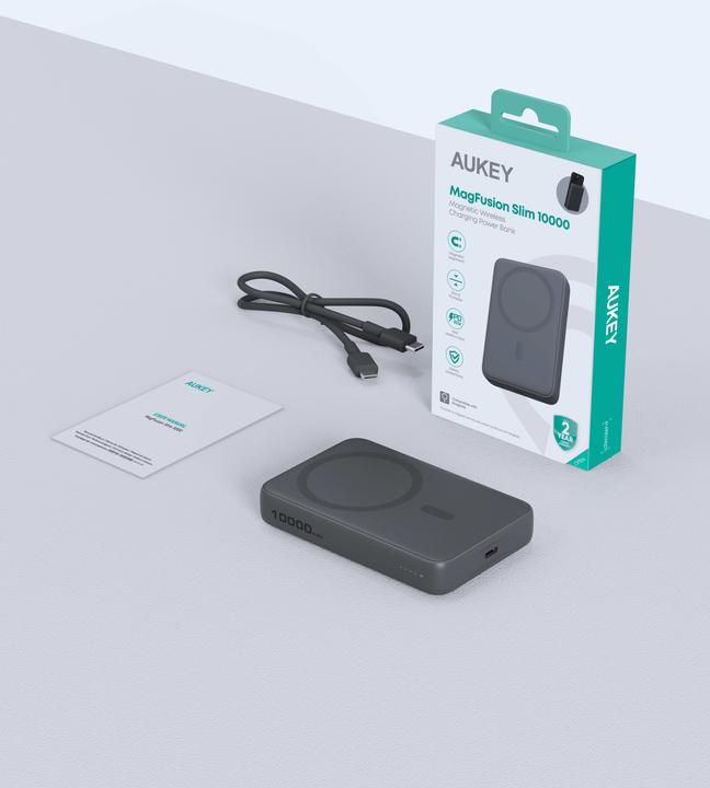 Image du produit Aukey MagFusion Slim (10000 mAh, 20 W, 37 Wh)