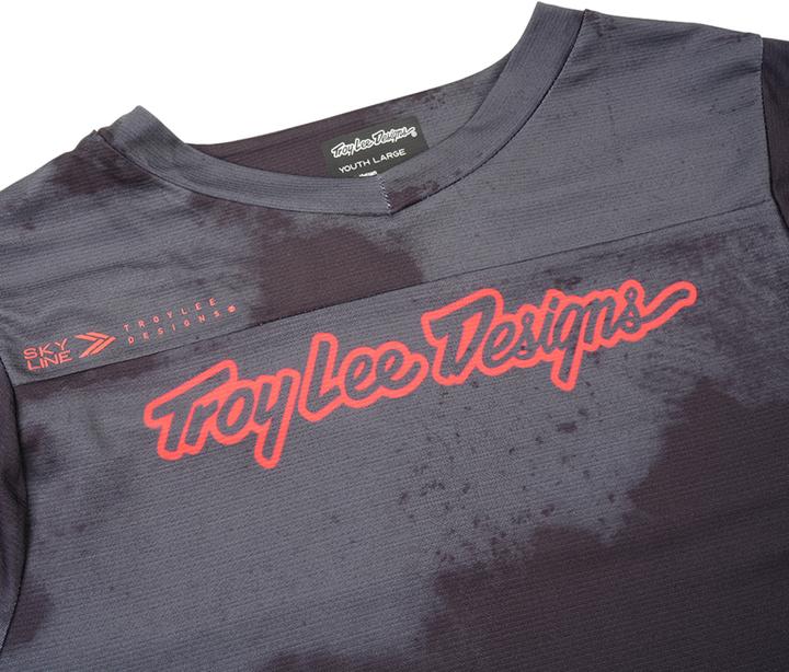 Image du produit Troy Lee Designs Skyline SS Jersey, Flared, carbon, youth XL (XL)