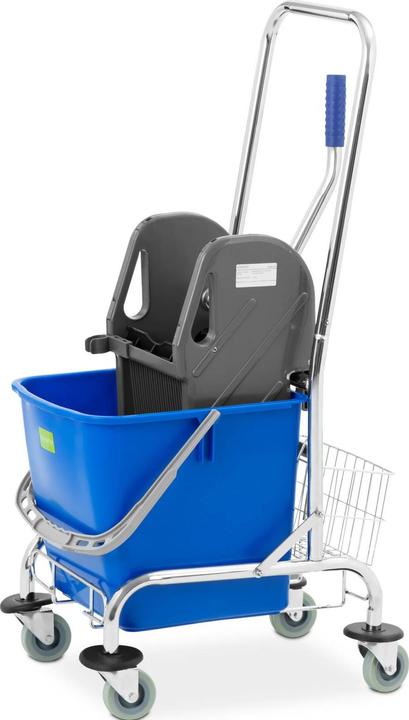 Produktbild Ulsonix Profi Putzwagen Reinigungswagen mit Presse Wischeimer Putzeimer 30 L (1 Stk.)