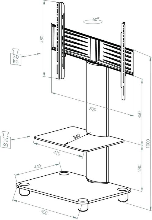 Immagine prodotto VCM Tosal (70", 30 kg)