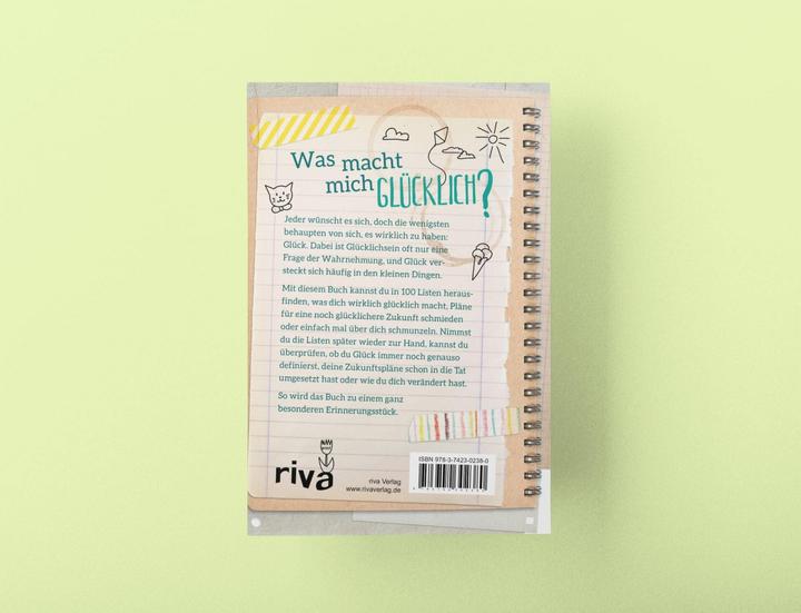 Produktbild Mein Glück in 100 Listen (Deutsch, Riva Verlag, 2017)