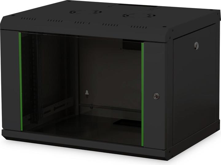 Digitus 48,3cm 19Zoll Wandschrank 7HE schwarz Groesse HxBxT 420x600x450 mm (7 HE, 19 Zoll Rack)