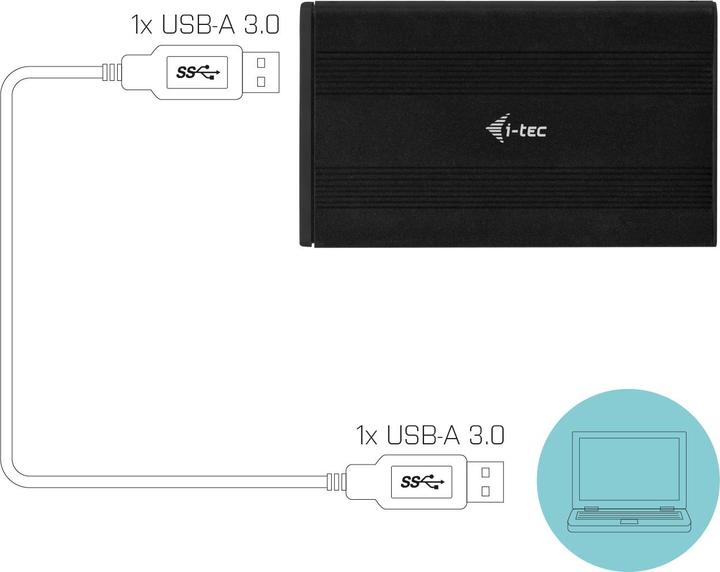 Produktbild i-tec MySafe Advance AluBasic (2.5")