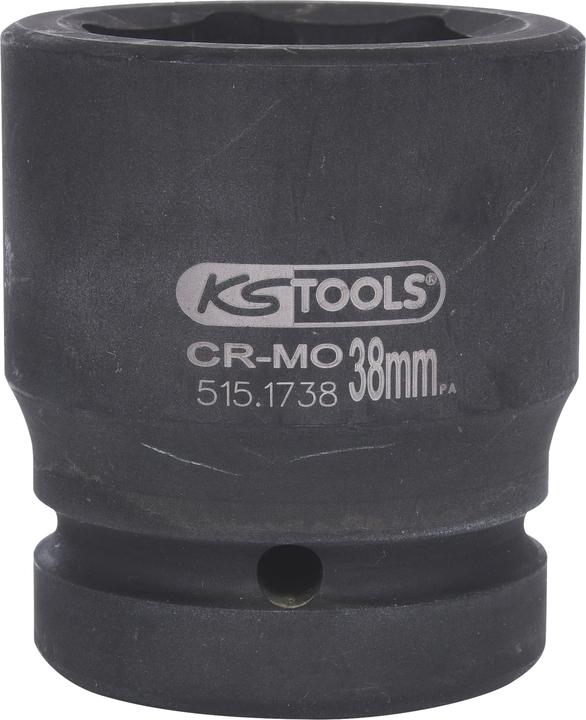 Actual product image KS Tools 1" power socket short (38 mm)