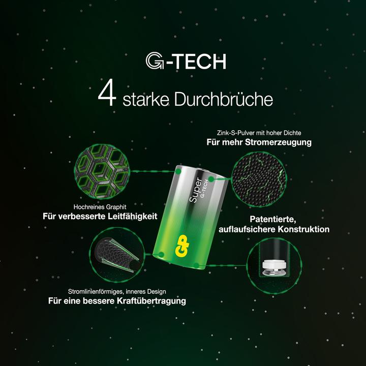 Produktbild GP Batteries Super (2 Stk., C)