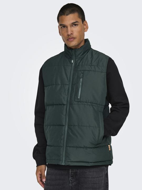 Actual product image Only & Sons Onsjake Quilted Vest Otw (L)