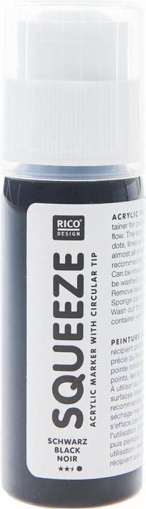 Immagine prodotto Rico Design Rico Squeeze Marker 60 ml nero (Nero, 1 x)