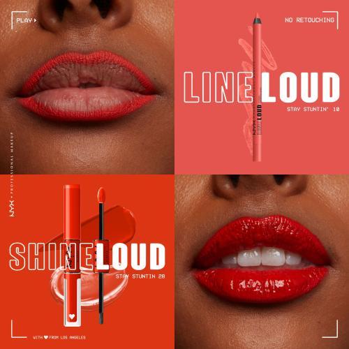 Image du produit NYX Professional Make-Up Shine Loud High Pigment (28 Stay Stuntin' (rester en cascade))