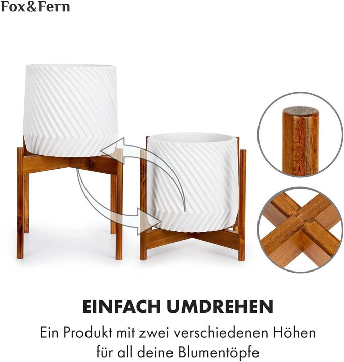 Produktbild Fox & Fern Pflanzenstaender Akazie XL