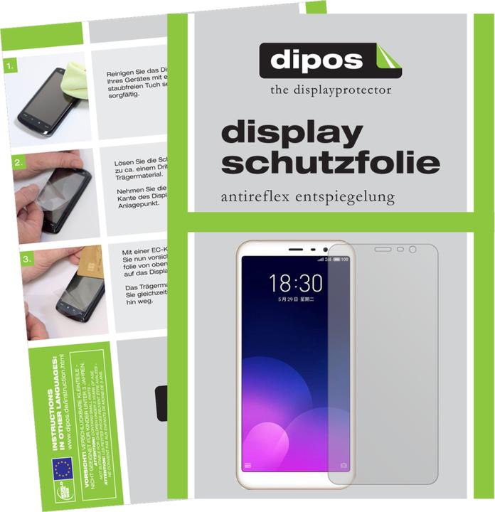 Image du produit Dipos Film de Protection d’écran Anti-reflet (2 pièce(s), Meizu M6T)
