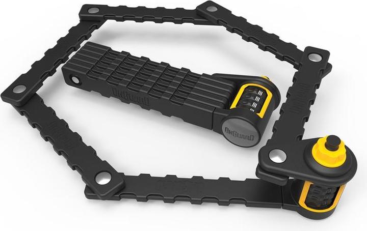 Image du produit Onguard Bike Tension Link Plate Lock K9 Combo 8116C jaune et noir (ONG-8116C) (70 cm)