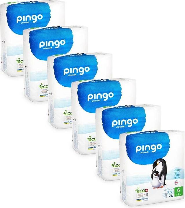 Produktbild Pingo Ökowindeln (Gr. 6, Monatsbox, 192 Stück)