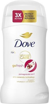Actual product image Dove Solid Antiperspirant Go Fresh Pomegranate - 50 Ml (Roll-on, 50 ml)