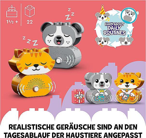 Produktbild LEGO Mein erstes Hündchen & Kätzchen - mit Ton (10977)