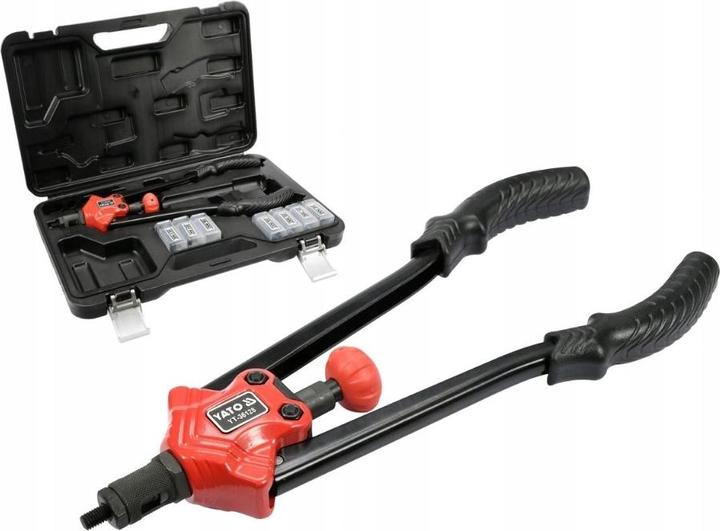 Produktbild Yato Profi Nietmutternzange Nietzange Hebelnietzange Länge 360 mm für Nieten M3, M4, M5, M6, M8, M10, M12 (42 mm)
