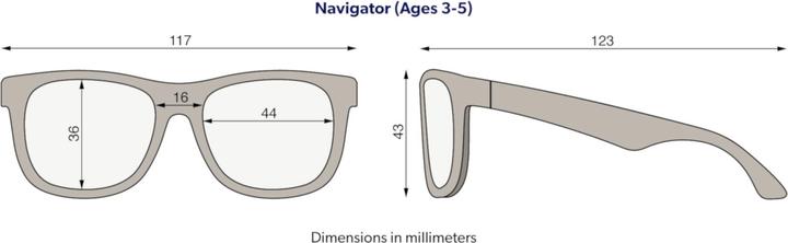 Actual product image Babiators Original Navigator Jet Black