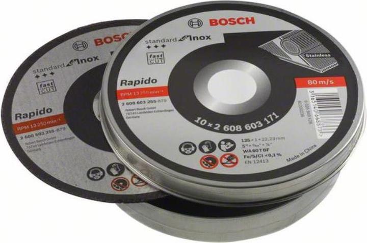 Actual product image Bosch Professional Zubehör PRO Stainless Steel and Metal cutting disc, 125 x 1 x 22.23 mm