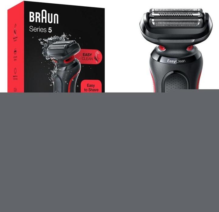 Produktbild Oral-B Braun Series 6 61-R1200s Folienschaber Trimmer Schwarz, Rot