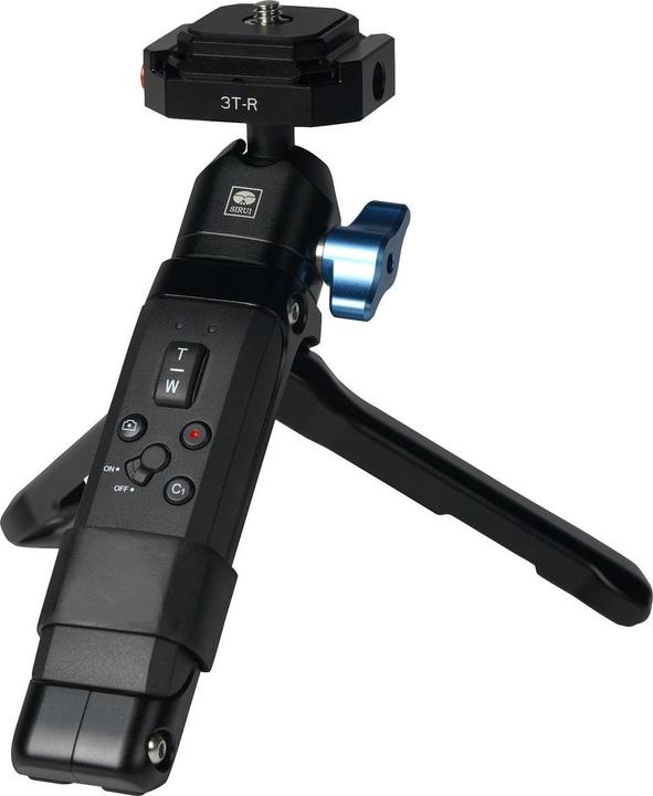Immagine prodotto Sirui 3T-R Mini/treppiede da tavolo con telecomando Bloothooth Alu nero (Metallo)