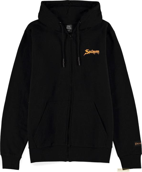 Difuzed LORD OF THE RINGS - Sauron - Pull à Capuche Zipper Homme (2XL) (XXL)
