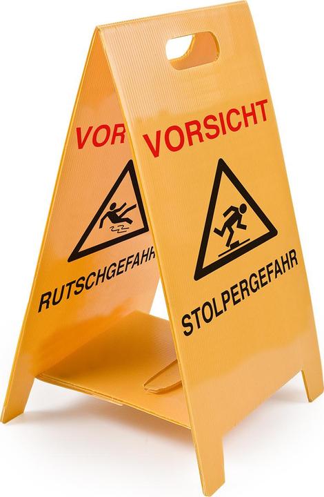 Actual product image Brady Standard warning sign, polypropylene, black & red on yellow, labelling: CAUTION - DANGER OF DANGER