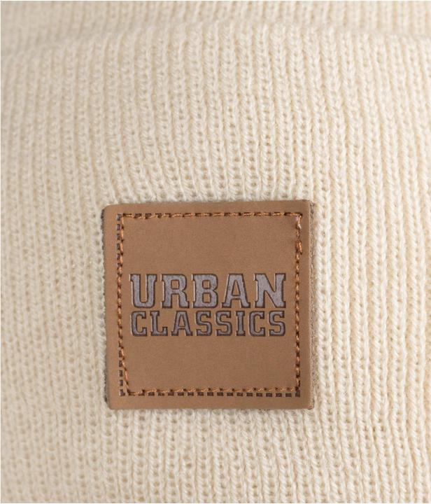 Actual product image Urban Classics Leatherpatch Long Beanie (One size)