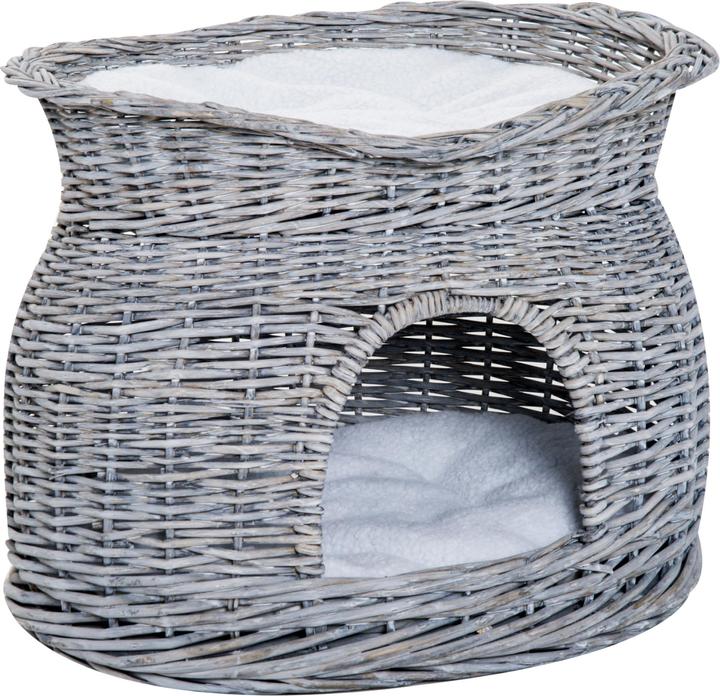 Produktbild PawHut Katzenkorb mit 2 Kissen (Katze)