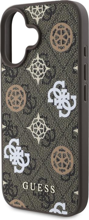 Image du produit Guess GUHMP16SP4PWPW iPhone 16 brązowy/brown MagSafe PU Peony On 4G Background (Apple iPhone 16)