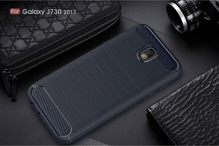 Produktbild König Design Handyhülle für Samsung Galaxy J7 (2017) Schutzcase Backcover Bumper Etuis Blau (Samsung Galaxy A7 (2017))