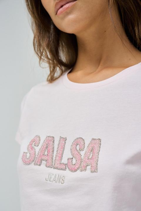 Immagine prodotto Salsa Jeans T-Shirt Institutional Beaded (XS)