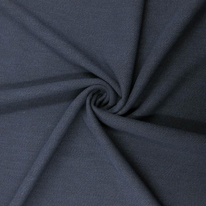 Actual product image Stoffrestposten Classy stretch fabric - with twill structure Navyblue - Minimum selling quantity: 1 metre