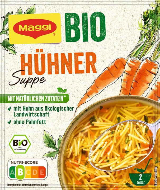 Actual product image Maggi Chicken soup organic, yields 500 ml (500 ml)