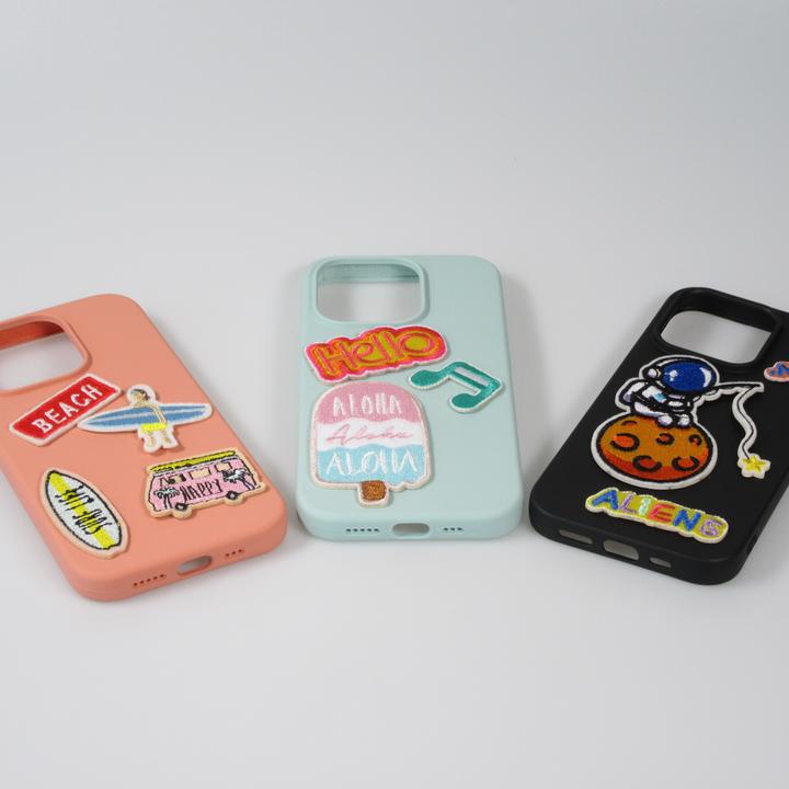 Produktbild PhoneLook Sticker Aufkleber für Handy/Tablet/Computer 3D gestickt Hello! Bubble