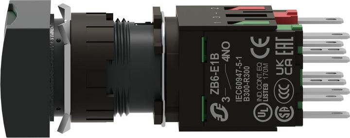 Actual product image Schneider Electric Illuminated push-button, green Ř 16, flat, o. XB6DW3B5B