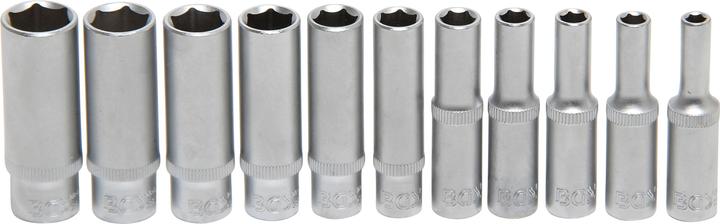BGS Steckschlüssel-Einsatz-Satz (4 mm, 5 mm, 5,5 mm, 6 mm, 7 mm, 8 mm, 9 mm, 10 mm, 11 mm, 12 mm, 13 mm)
