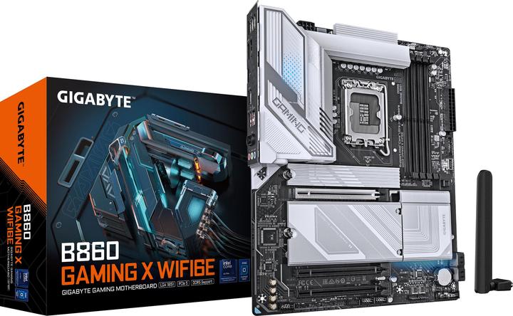 Actual product image Gigabyte MB GBT Intel 1851 B860 GAMING X WIFI6E (Socket S1, Intel B860, ATX)