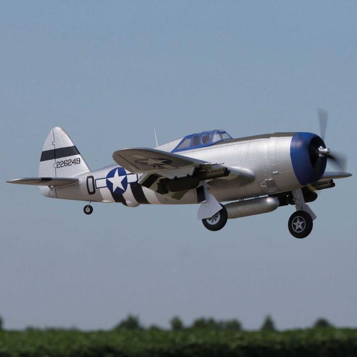 Actual product image E-Flite FLIEGER P-47 RAZORBA. 1200mm EP BNP BNF BASIC (Warbird)