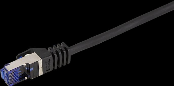 Image du produit LogiLink C6A123S RJ45 CAT 6a S/FTP 30m noir 1p. (S/FTP, CAT6a, 30 m)